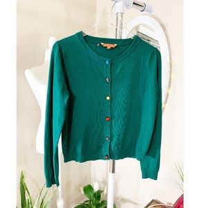 ModCloth Dark Tea Charter School Cardigan